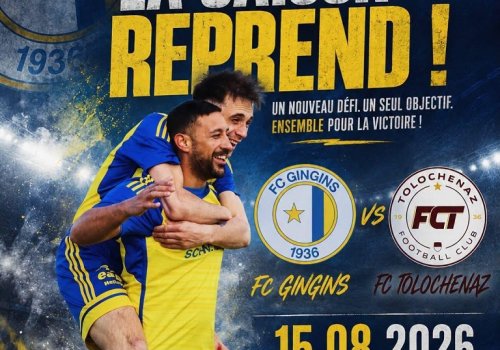 Reprise en coupe vaudoise pour notre 1ère équipe 